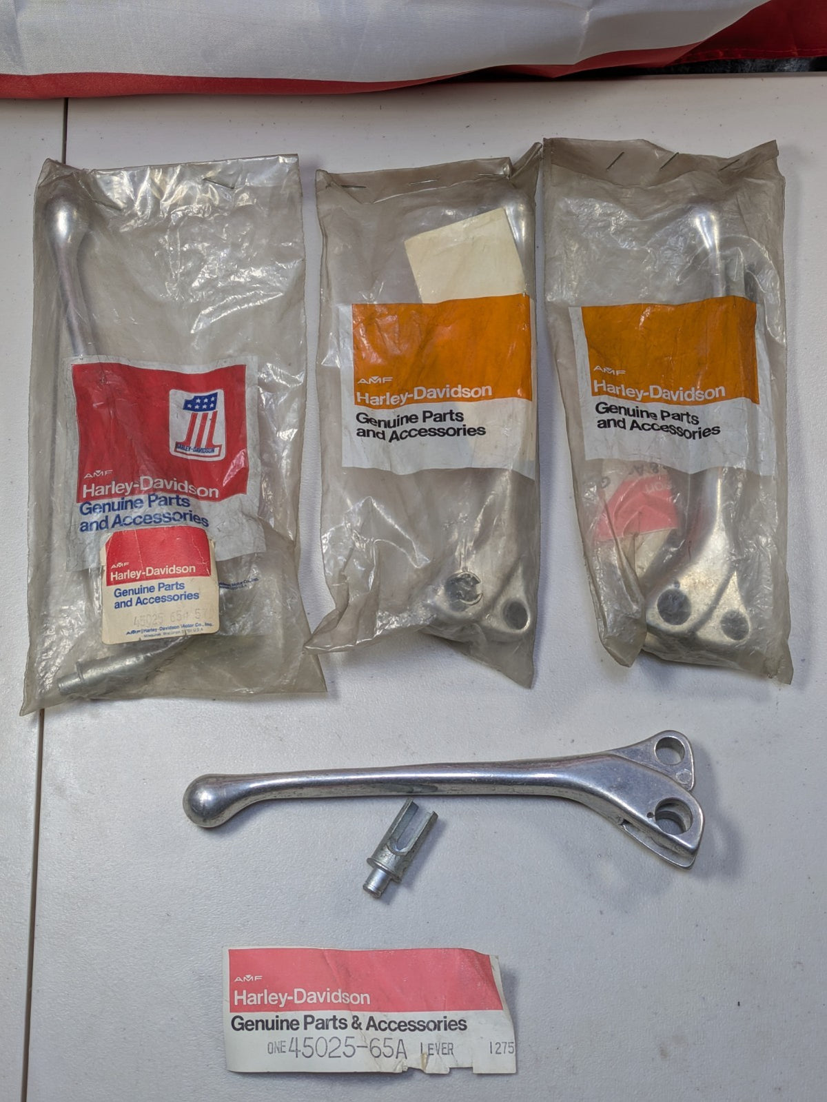 OEM 1965-1972 Sportster AMF Harley-Davidson Hand Brake Clutch Lever 45025-65A0