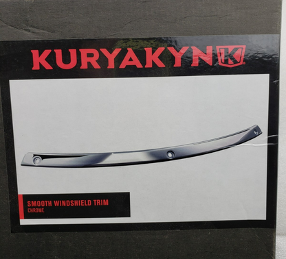 Kuryakyn 1310 Windshield Trim Chrome FLHT, FLHX, FLHTCUTG 96-13 + Hardware2