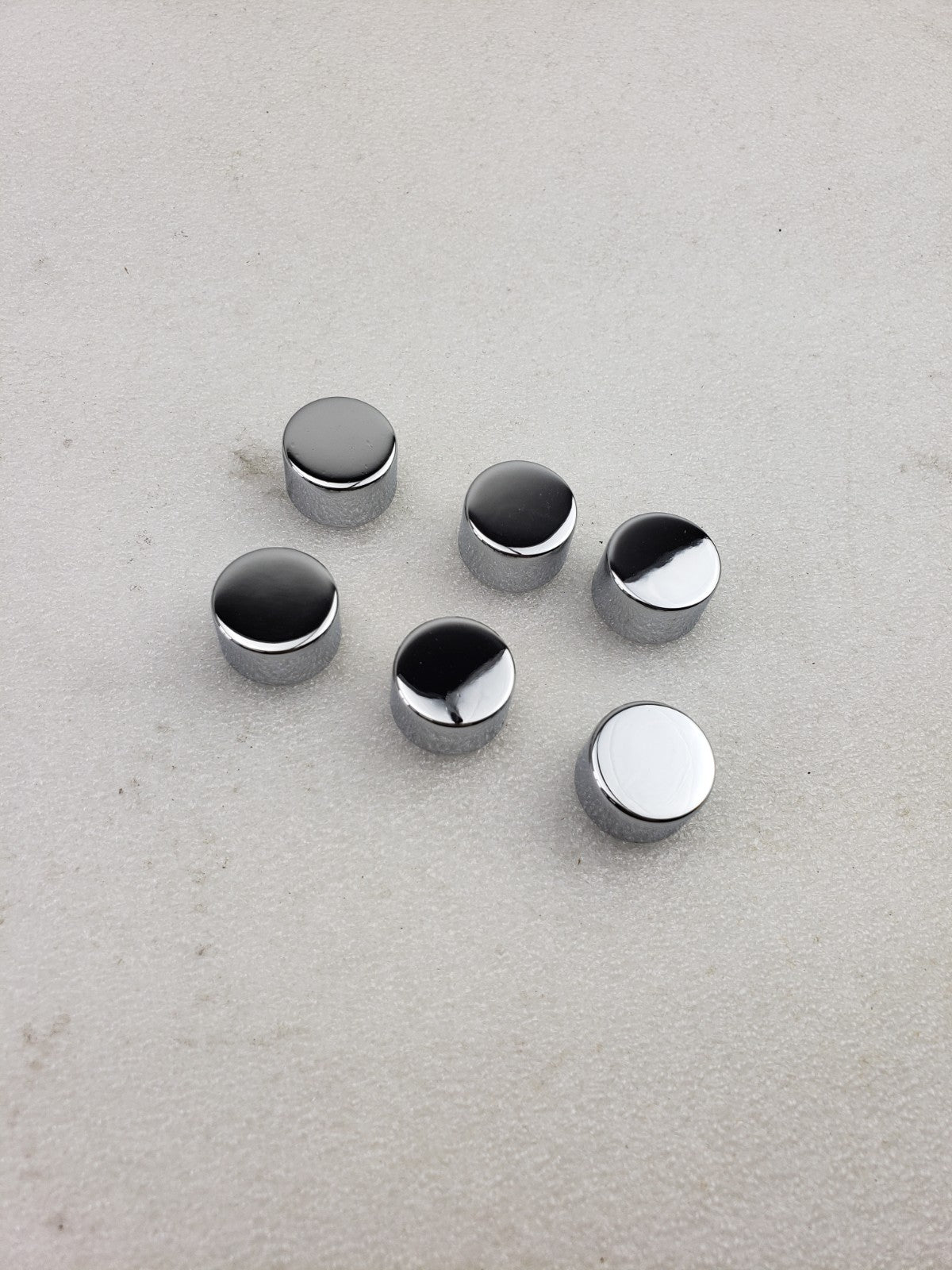 Genuine Harley-Davidson 43881-96 Chrome Finish 1/2" Hex Bolt Cover Kit Pack of 65