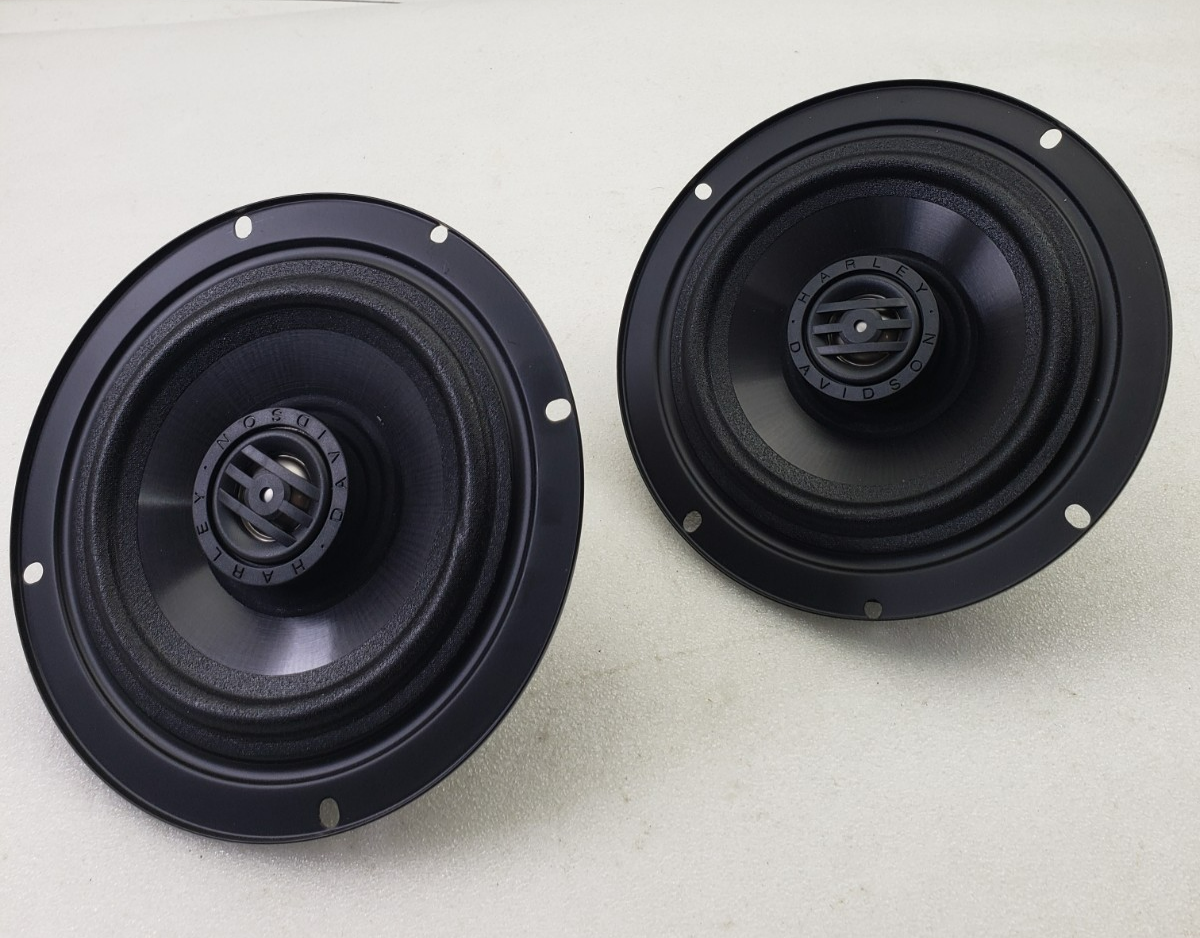 OEM Harley-Davidson 76000819A Tour Pak Speaker Grille Audio Speaker Pair Set2