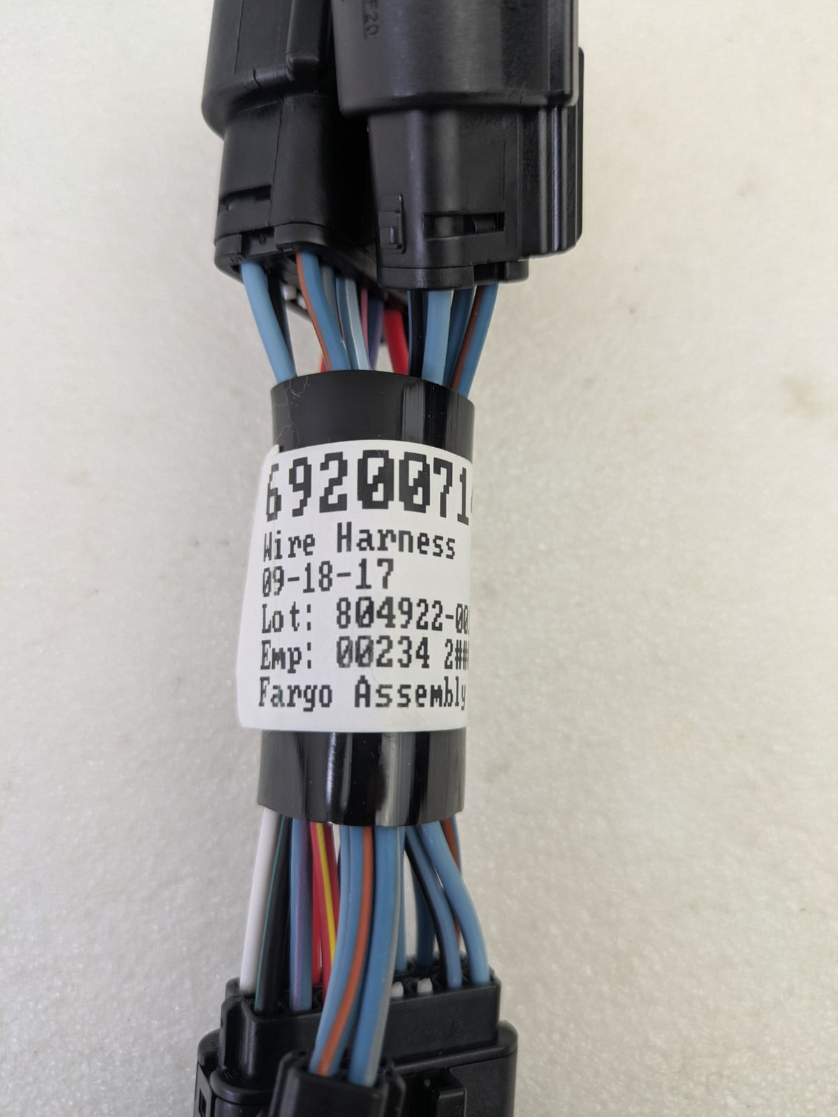 Harley-Davidson Touring Boom Audio Rear Speaker Interconnect Harness 692007141
