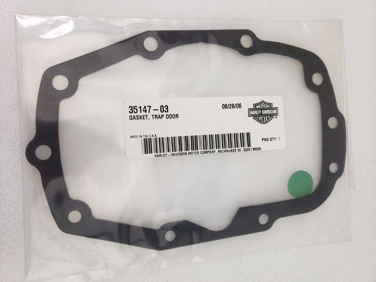 Harley-Davidson 35147-03 Trap Door Transmission 6 Speed Screamin' Eagle Gasket1
