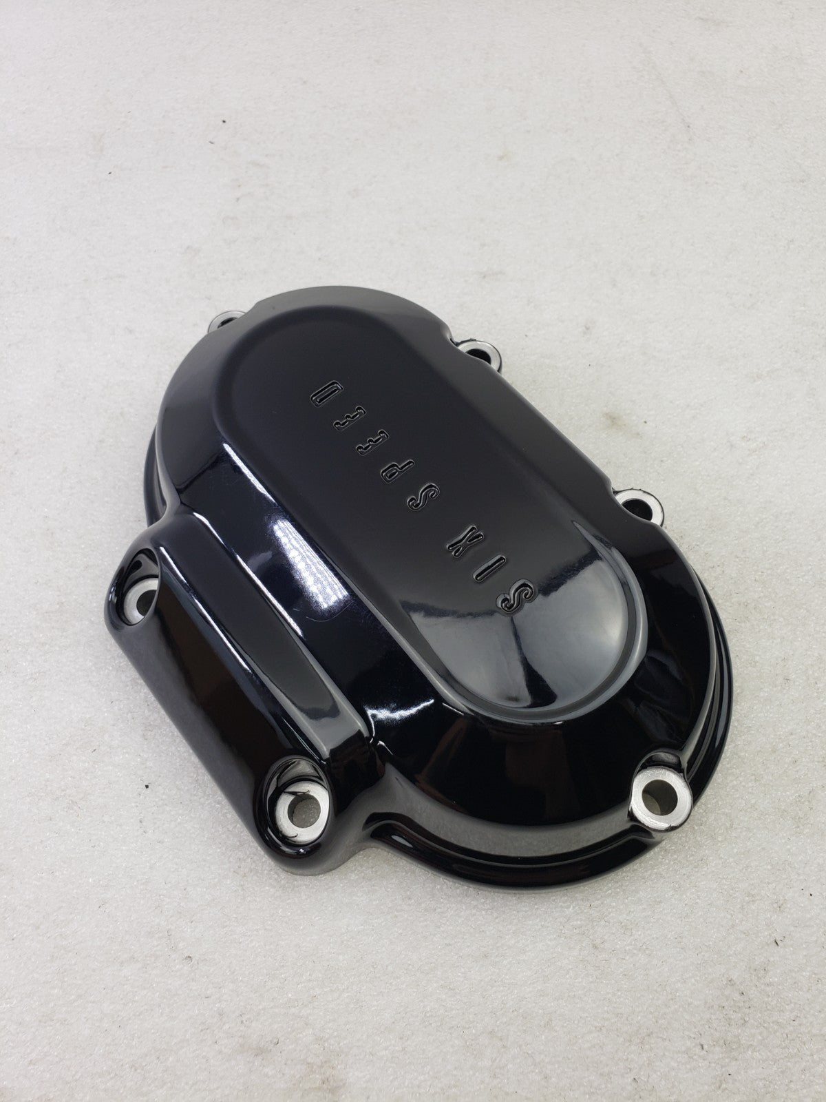 Harley-Davidson OEM 37193-11 Gloss Black Transmission Side Cover 2007+ 6 Speed5
