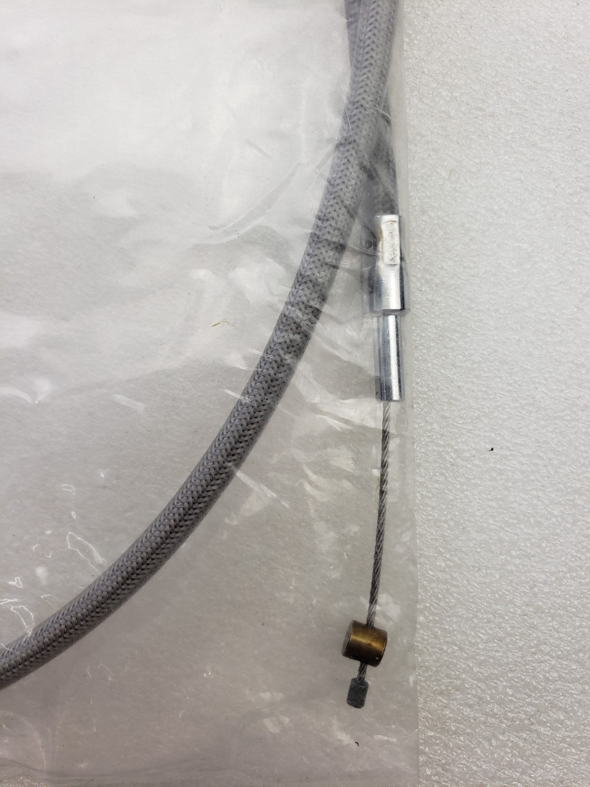 LA Choppers 0650-1415 / LA-8005TH13 Stainless Braided 51-1/2" Throttle Cable6