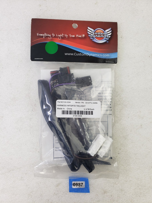 Custom Dynamics 2130-0304 / CD-STTL-HARN Taillight Harness for 18-23 Low Rider0