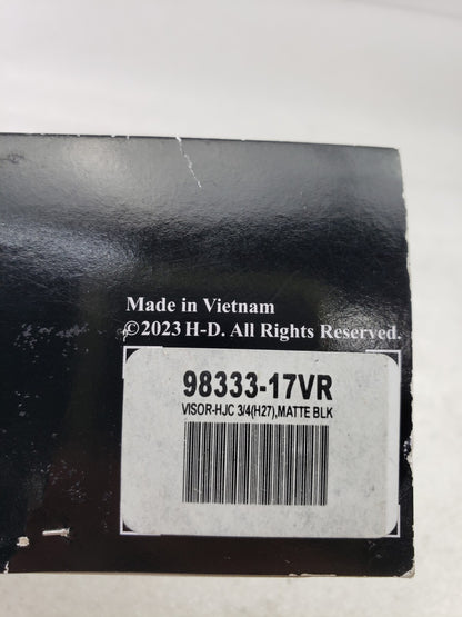 Harley-Davidson 98333-17VR Replacement Visor Matte Black for HJC H27 3/4 Helmet3