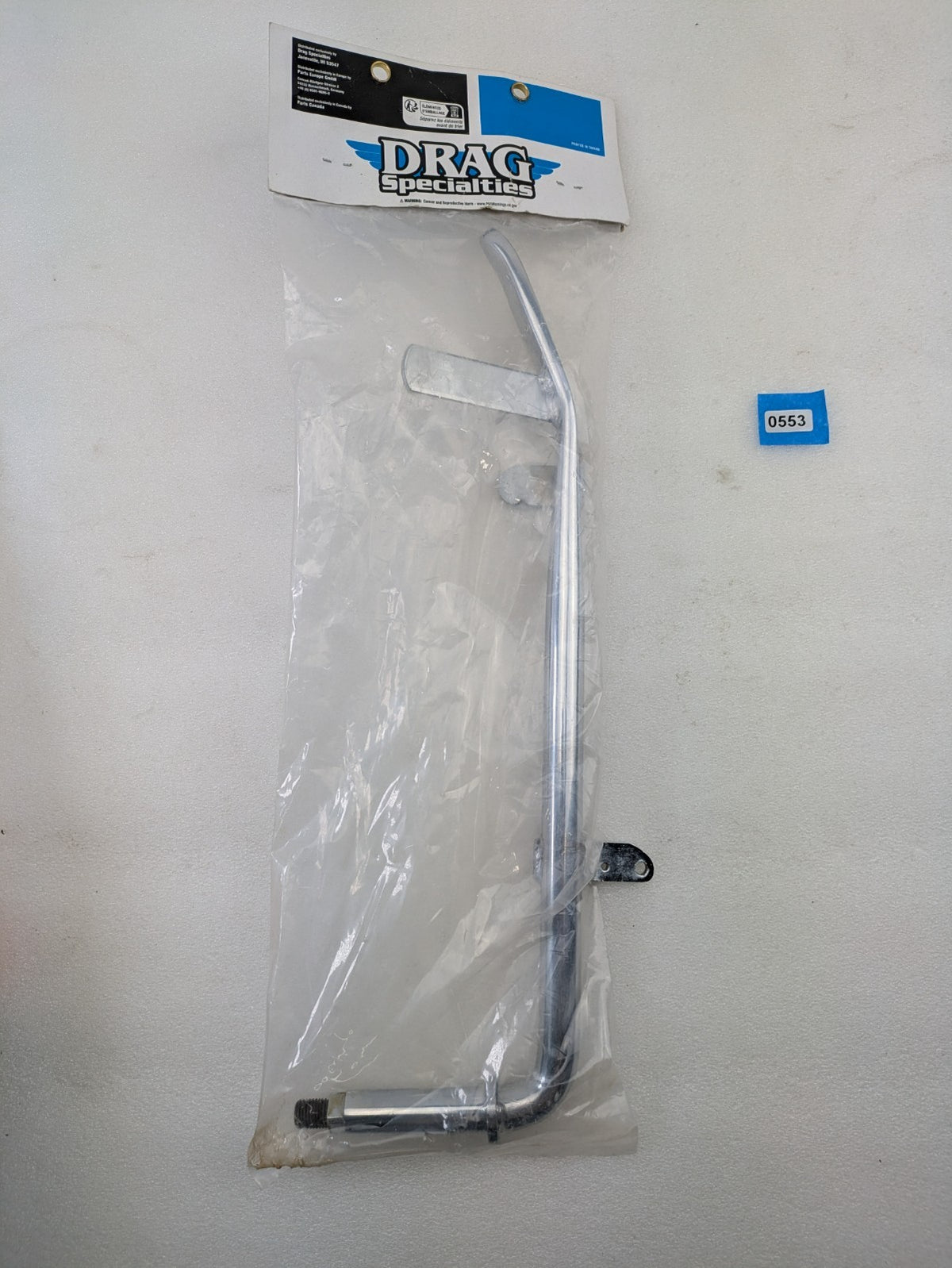 Drag Specialties For Harley Chrome Kick Stand Replaces 50075-83 / 50075-91A2