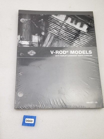 Genuine OEM Harley-Davidson 99457-15 Parts Catalog for 2015 V-Rod Models0