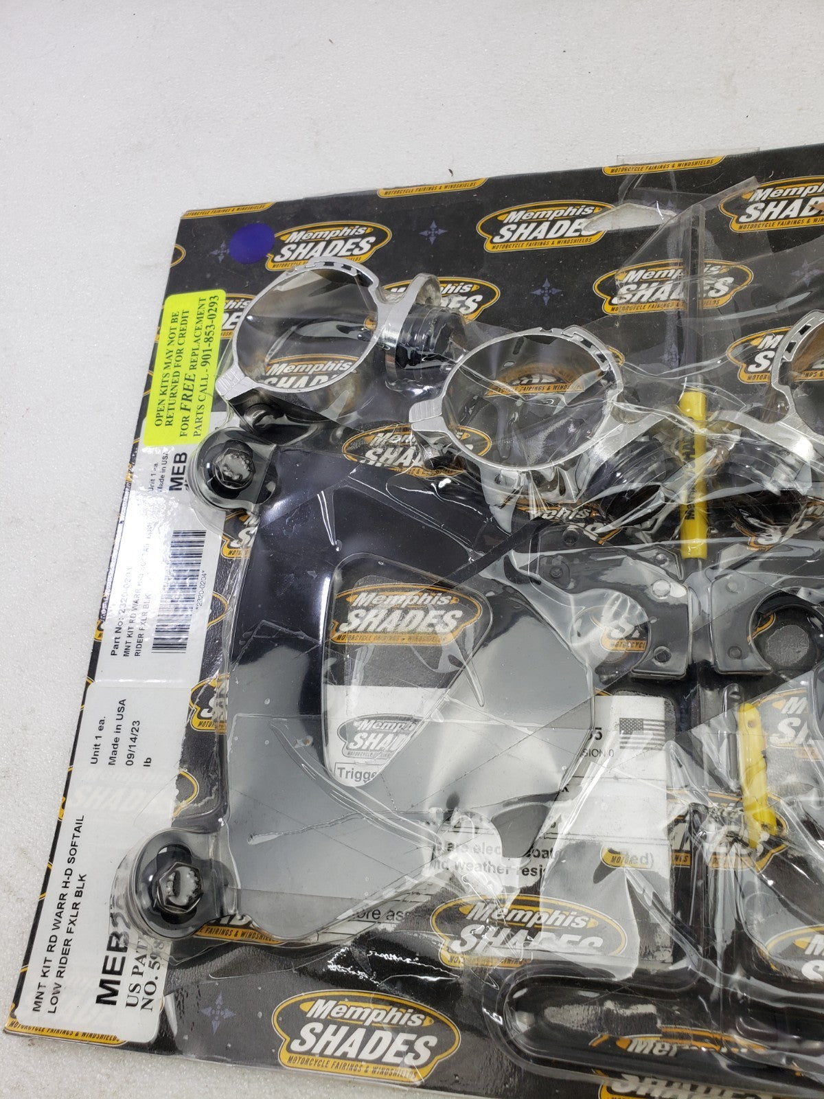 Memphis Shades MEB2035 Trigger-Lock Mount Kit For 18-20 Harley Softail Low Rider6