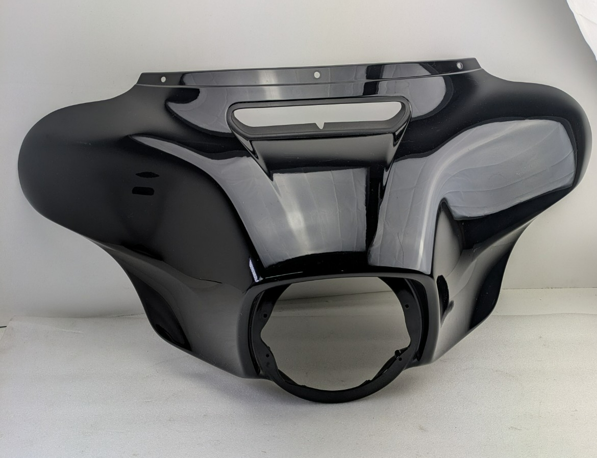 Genuine Harley 2014-2023 Street Glide Vivid Black Batwing Fairing 57000378DH1