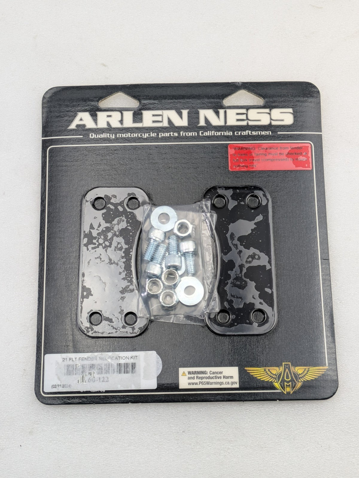 Arlen Ness 21" Fender Relocation Kit 60-122 Harley-Davidson Touring 2014-20252