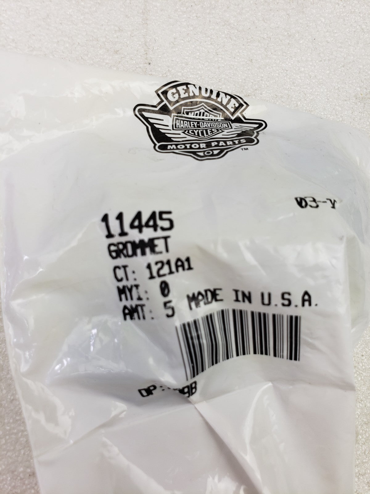 Harley-Davidson 11445 Rubber Grommet Clutch Cable 2-Pack 96-07 Touring Batwing2