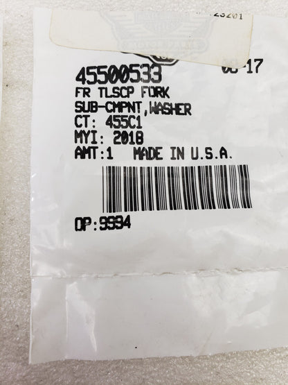 Harley-Davidson 45500533 Telescopic Fork Washer For 18-26 Softail Models 2-Pack1