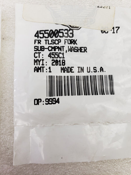 Harley-Davidson 45500533 Telescopic Fork Washer For 18-26 Softail Models 2-Pack1