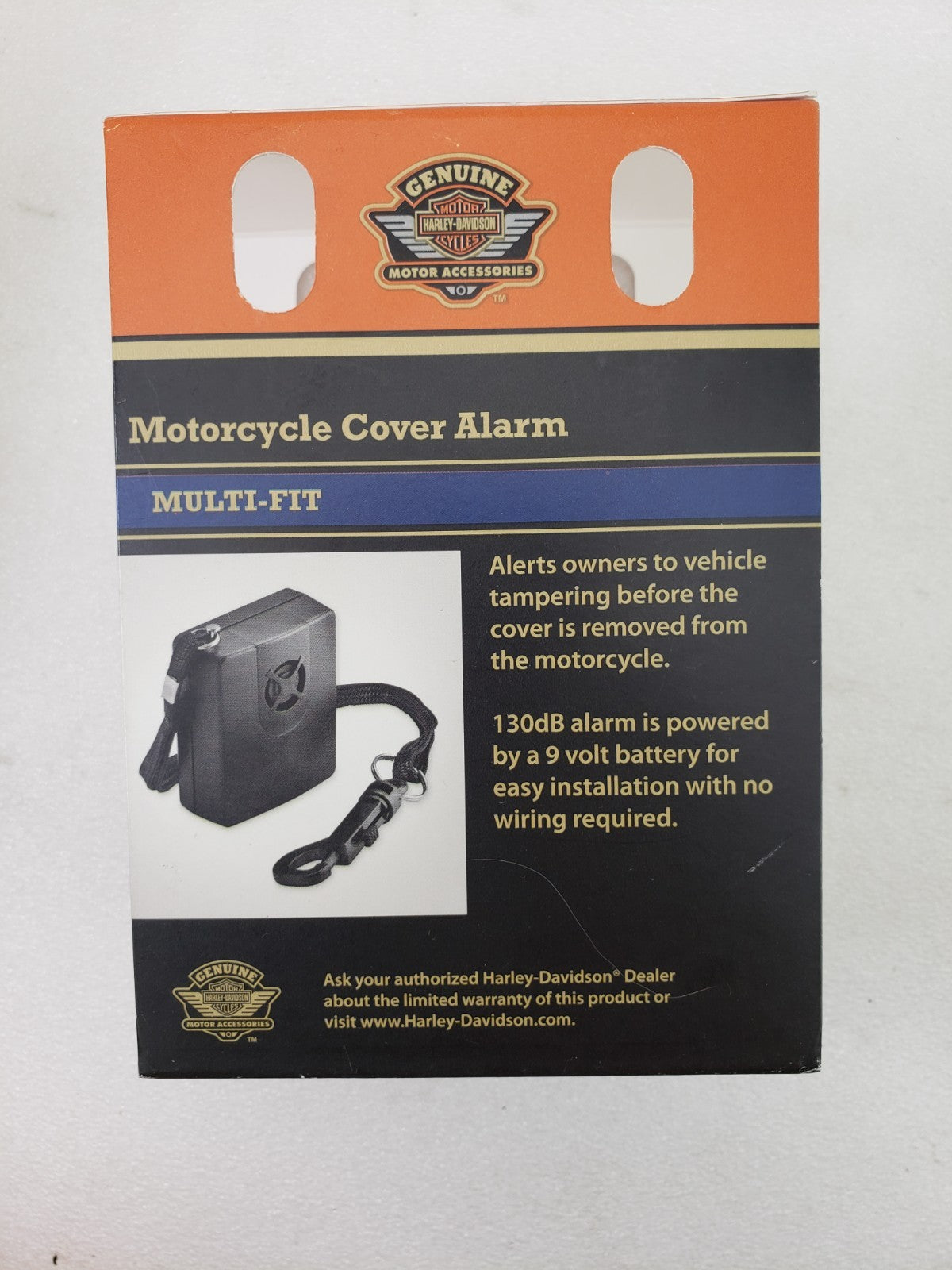 OEM Harley-Davidson 69000038 Motorcycle Cover Alarm For Covers w/ Alarm Pocket4