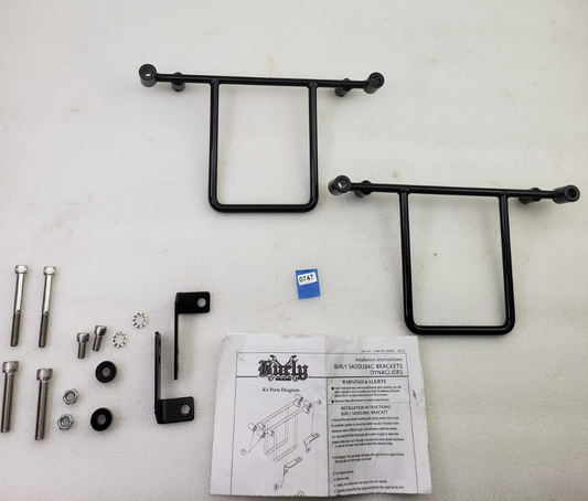 Burly Brand 3521-0007 Saddlebag Mounting System for 06-17 Harley Dyna FXD Models0