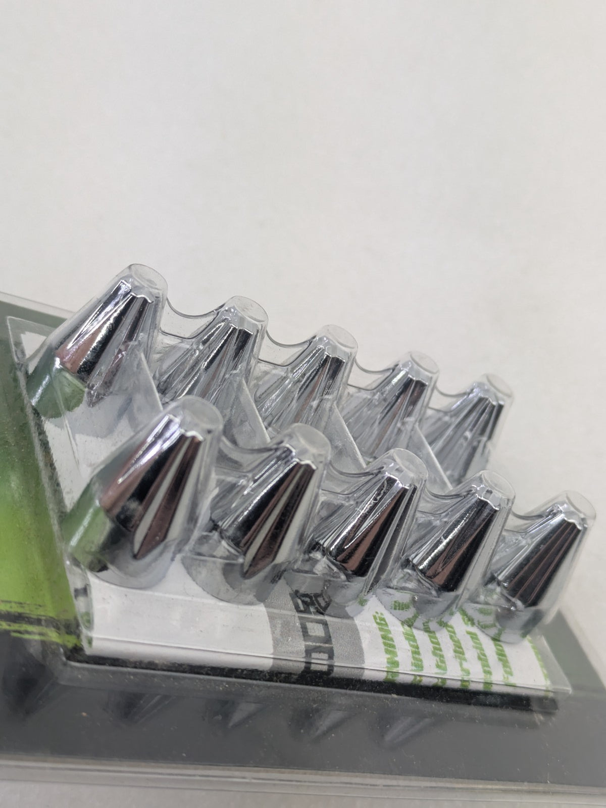 Ciro 70013 Push On Chrome Spike Style Bolt Caps 1/4" *NEW* Pack Of 103