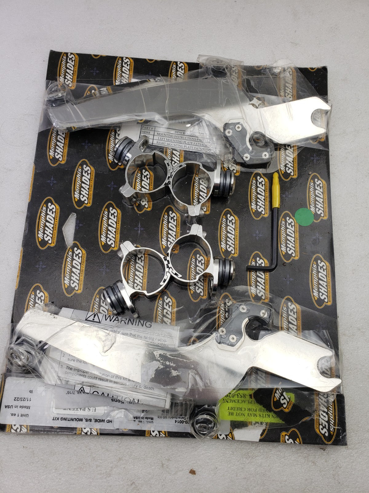 Memphis Shades MEM8920 Trigger-Lock Mount Kit For 85-13 Harley Softail Models2