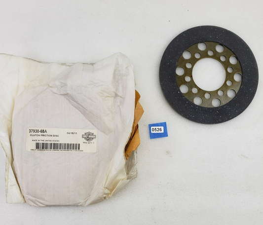 Genuine Harley-Davidson 37930-68A Clutch Friction Disc for 1941-84 Big Twin0