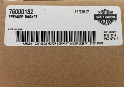 Harley-Davidson 76000182 Speaker Basket Black for 2012-13 Road Glide FLTRXSE CVO5
