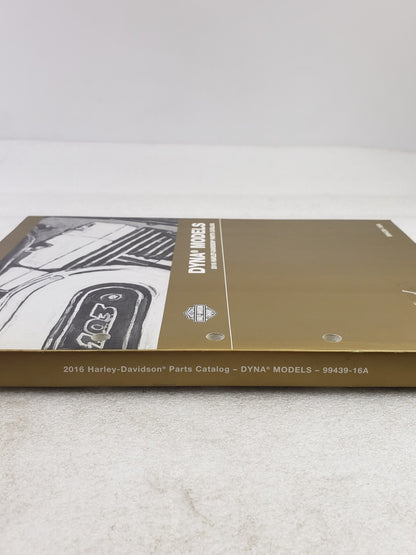 Harley-Davidson 2016 Dyna Models Parts Catalog Official Manual Book 99439-16A5