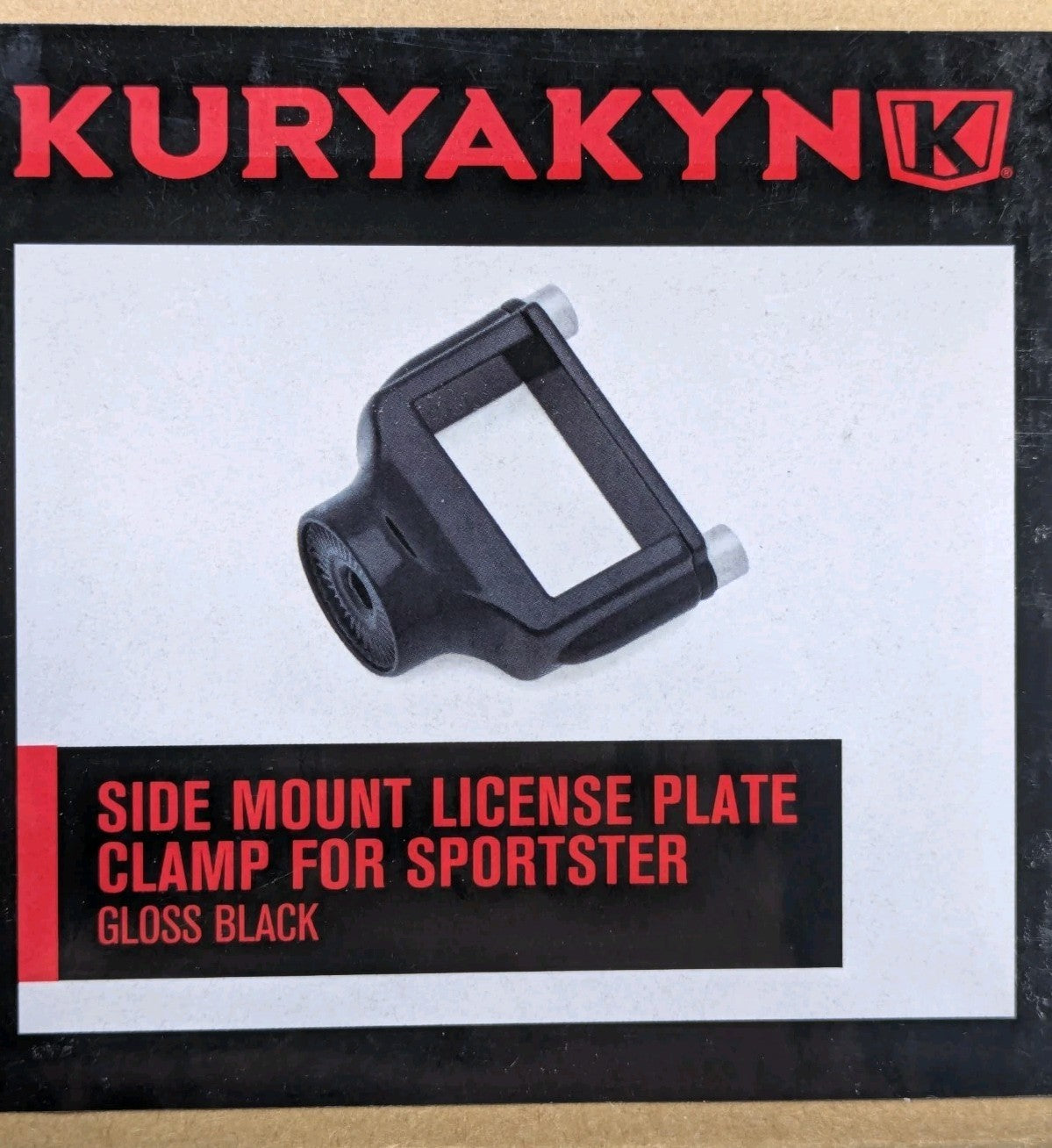 Kuryakyn 3119 - Side Mount License Plate Holder Clamp 86-23 XL Sportster Models5