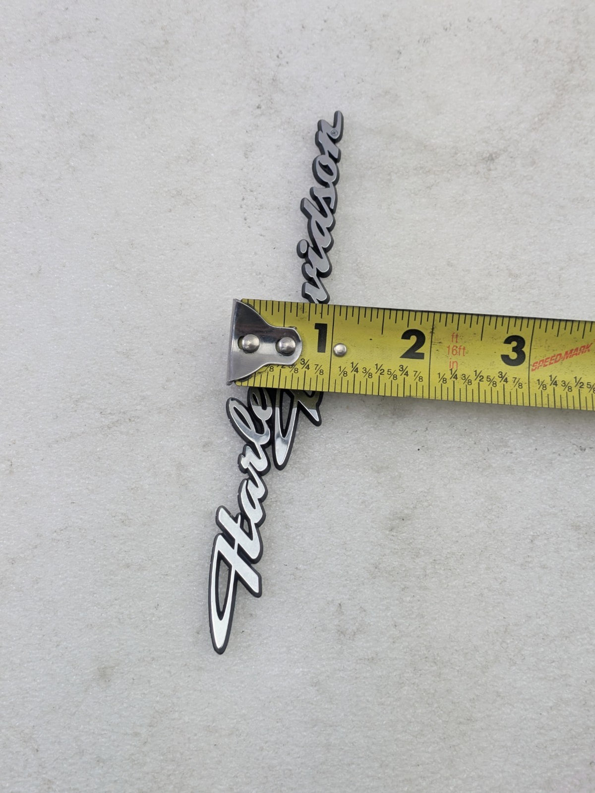 Genuine OEM Harley-Davidson Tri-Glide Trike Trunk Emblem Script Stick On8