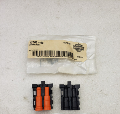 Harley-Davidson 72068-95 2-Way Stator Connector Kit Fits 95-96 Touring Models0