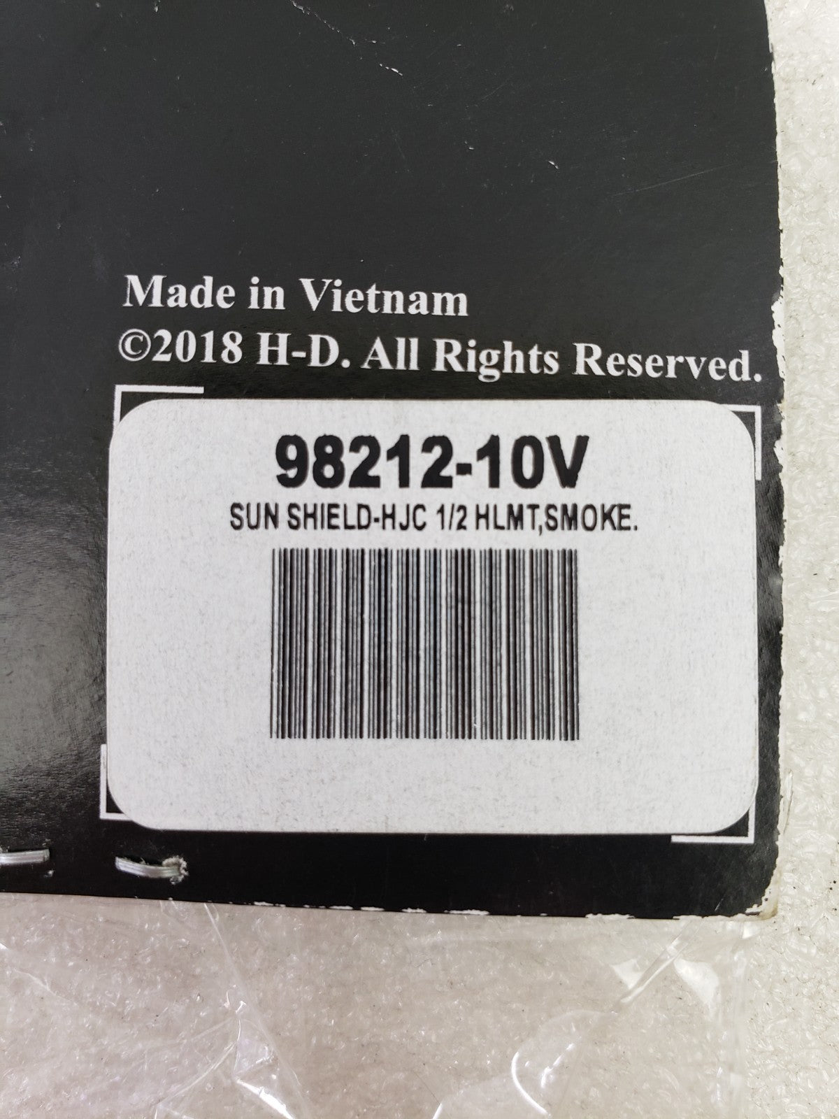 Harley-Davidson 98212-10V Replacement Sun Shield Dark Smoke OEM for 1/2 Helmets2