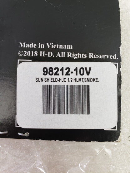 Harley-Davidson 98212-10V Replacement Sun Shield Dark Smoke OEM for 1/2 Helmets2
