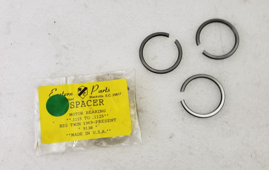Eastern 9130 LH Crankcase Bearing Spacer 0.1115" to 0.1125" 69-Up Big Twin QTY 30