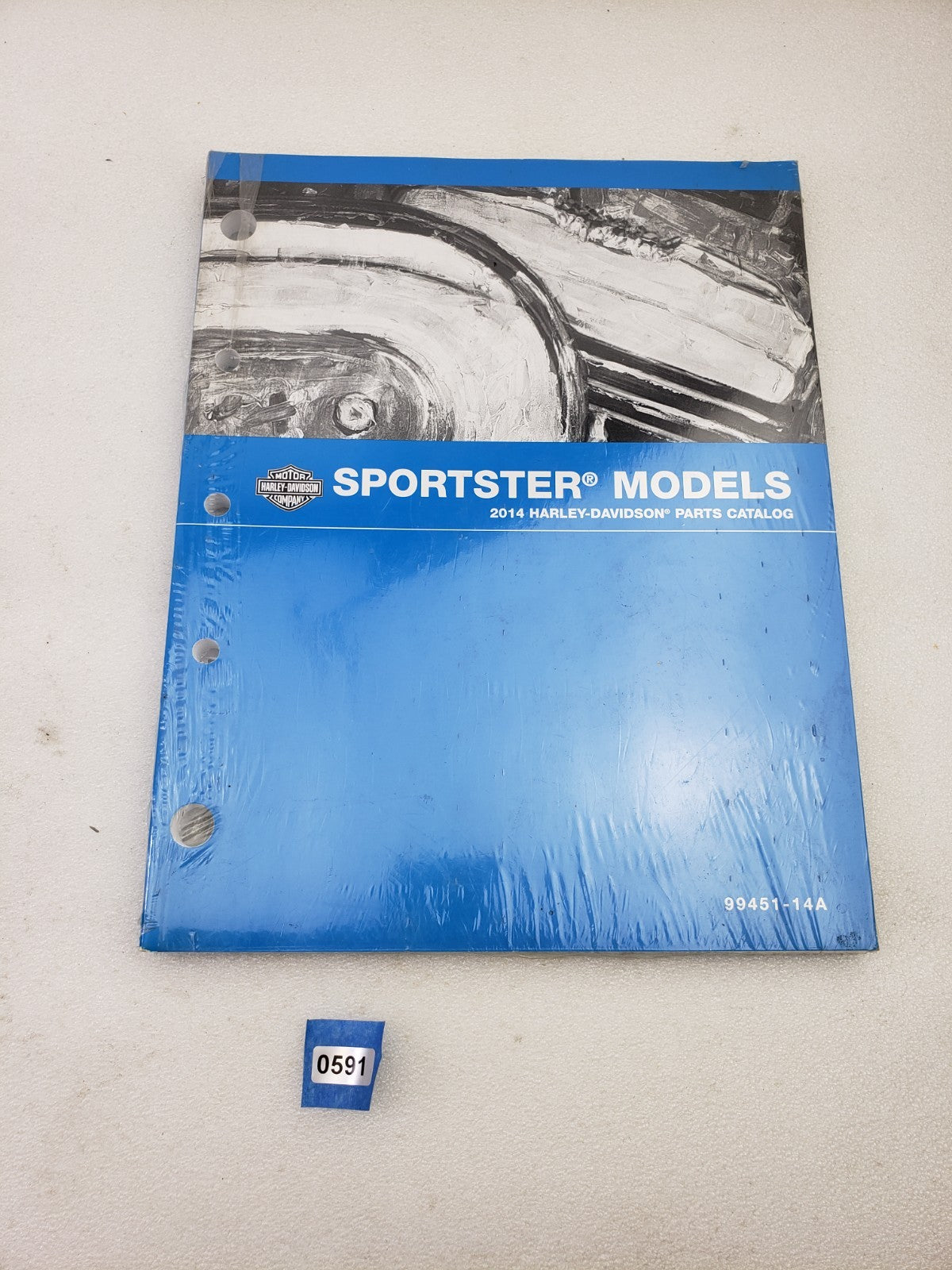 Genuine OEM Harley-Davidson 99451-14A Parts Catalog for 2014 Sportster Models0