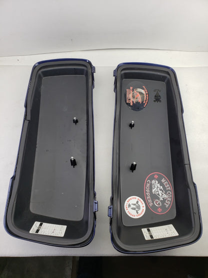 Harley 90606-06BXT / 90607-06BXT Left + Right Saddlebag Lids Deep Cobalt Purple20