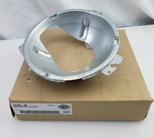 Genuine Harley-Davidson OEM 67732-08 7" Headlight Mounting Light Mount Bucket0