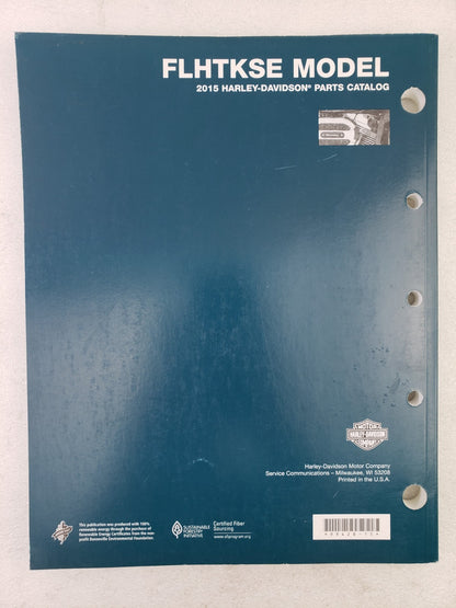Harley-Davidson 2015 FLHTKSE Models Parts Catalog Official Manual Book 99428-154