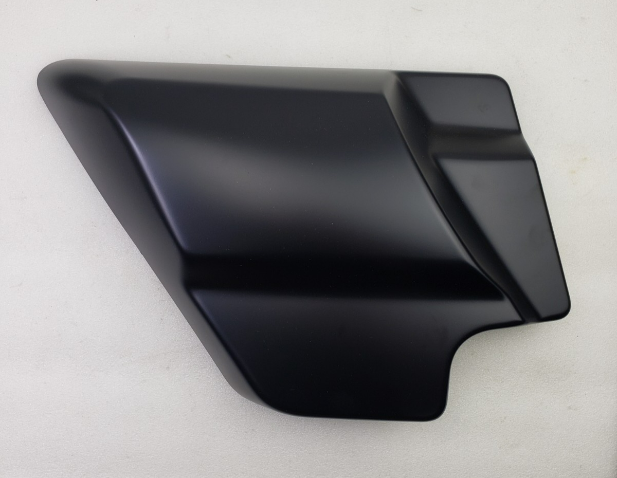 Harley-Davidson 57200071BYM LH Side Cover Black Denim for 09-Up Touring Models9