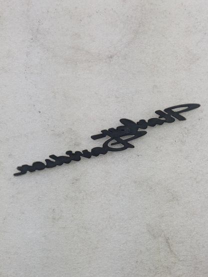 Genuine OEM Harley-Davidson Tri-Glide Trike Trunk Emblem Script Stick On5