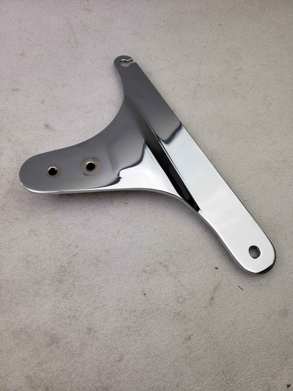 Drag Specialties DS-263622 Chrome Sissy Bar Side Plates for 1986-99 Softail FLST4