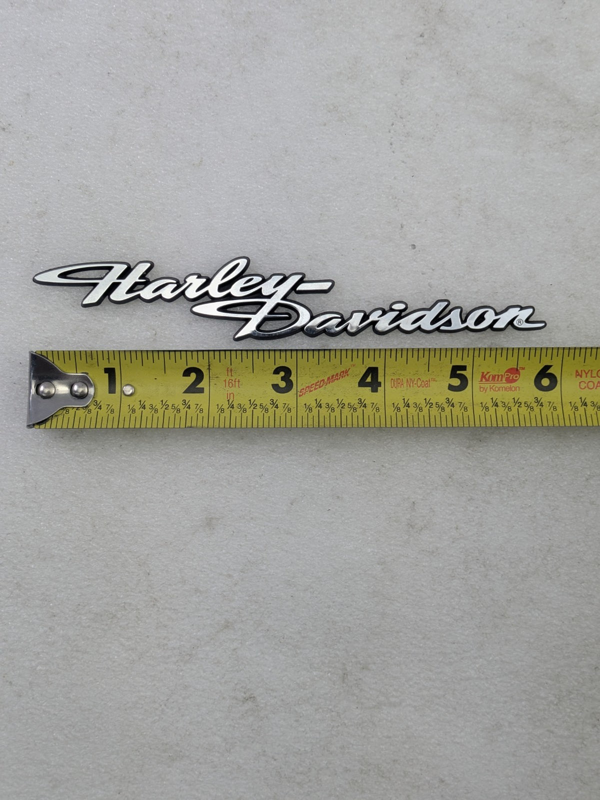 Genuine OEM Harley-Davidson Tri-Glide Trike Trunk Emblem Script Stick On7