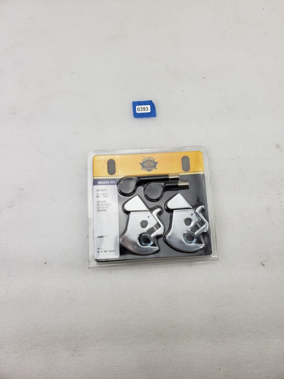 Genuine Harley-Davidson 90300087 Multi-Fit Locking Detachables Latch Set Chrome6
