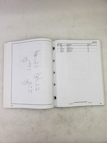 Harley-Davidson 2014 V-Rod Models Parts Catalog Official Manual Book 99457-145