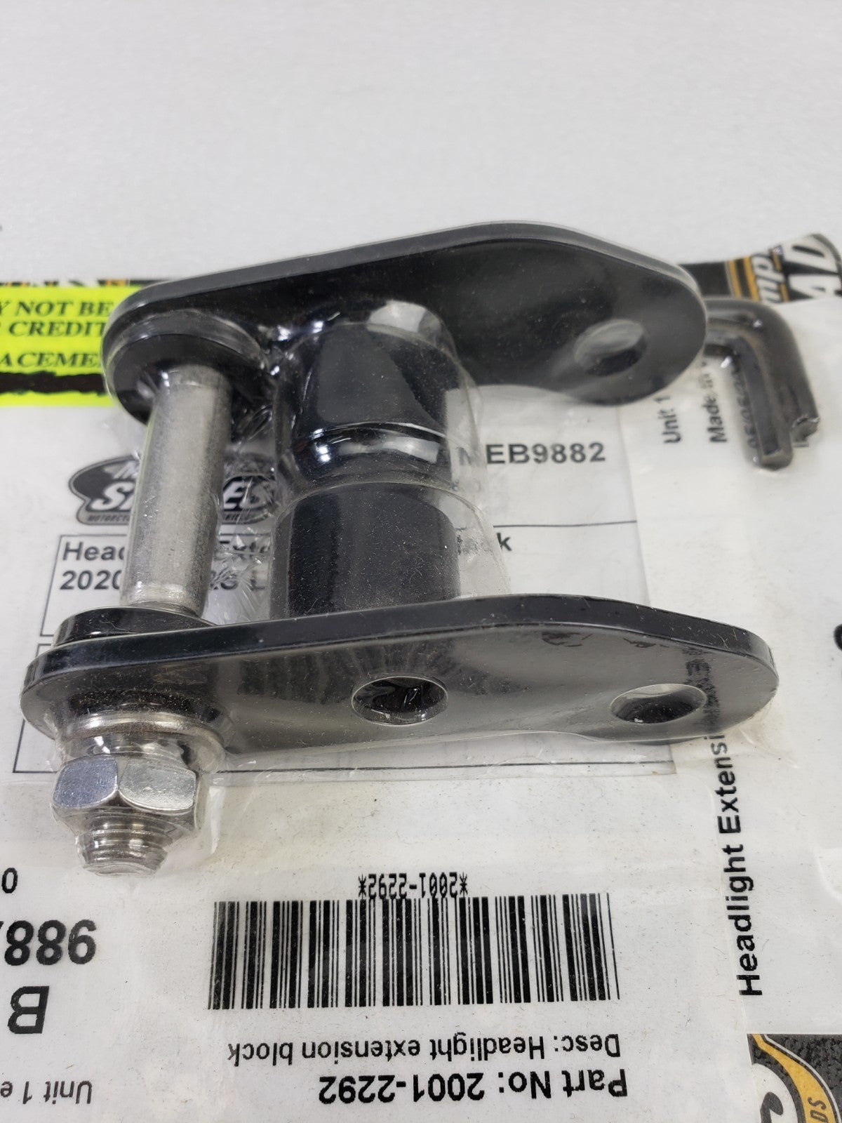 Memphis Shades MEB9882 / 2001-2292 Headlight Extension Block for 20+ Low Rider S3