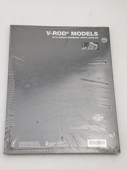 Genuine OEM Harley-Davidson 99457-15 Parts Catalog for 2015 V-Rod Models3