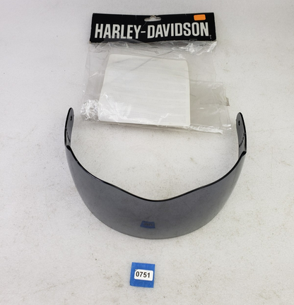 Harley-Davidson 98212-10V Replacement Sun Shield Dark Smoke OEM for 1/2 Helmets0