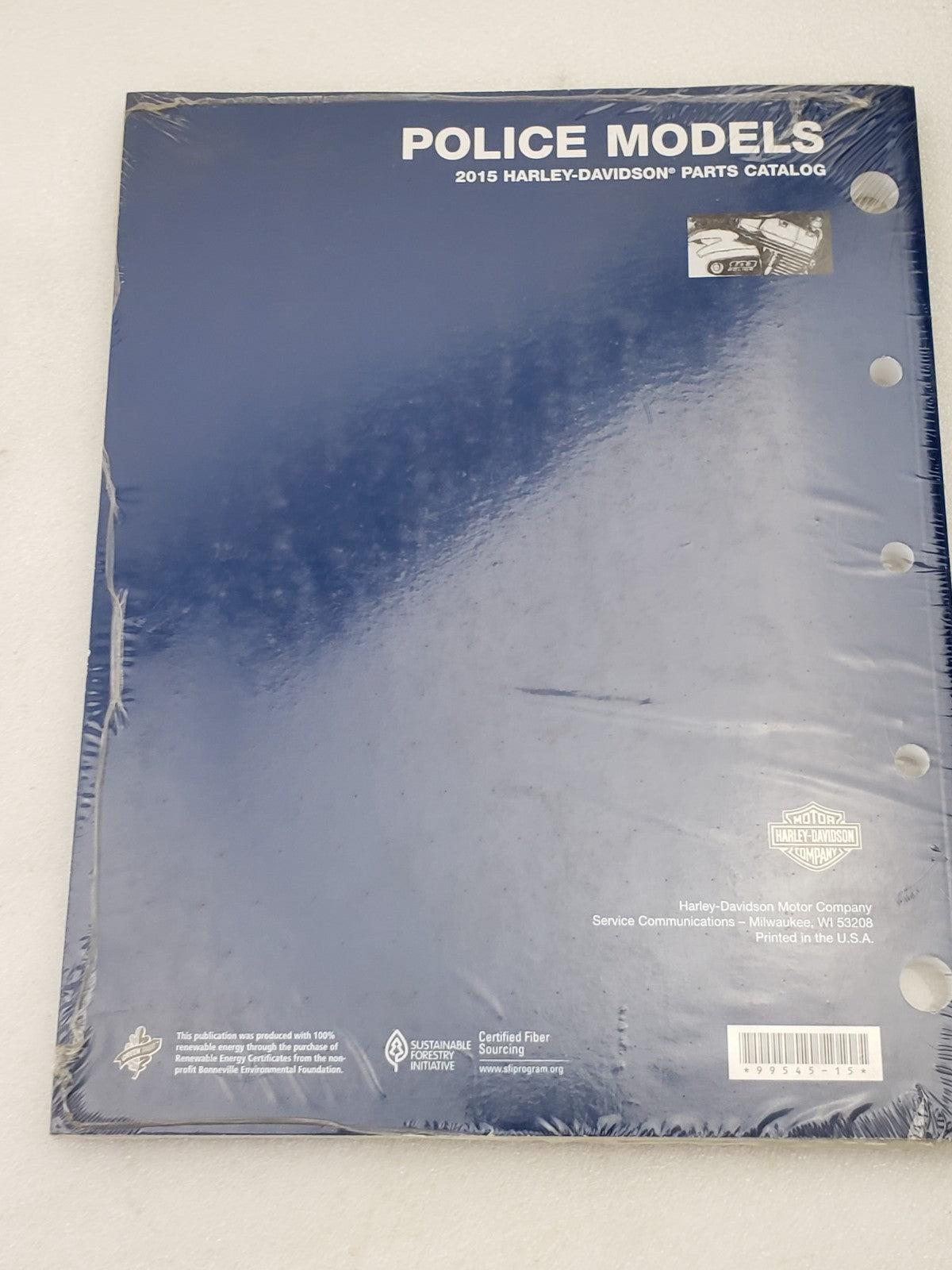 Genuine OEM Harley-Davidson 99545-15 Parts Catalog for 2015 Police Models3