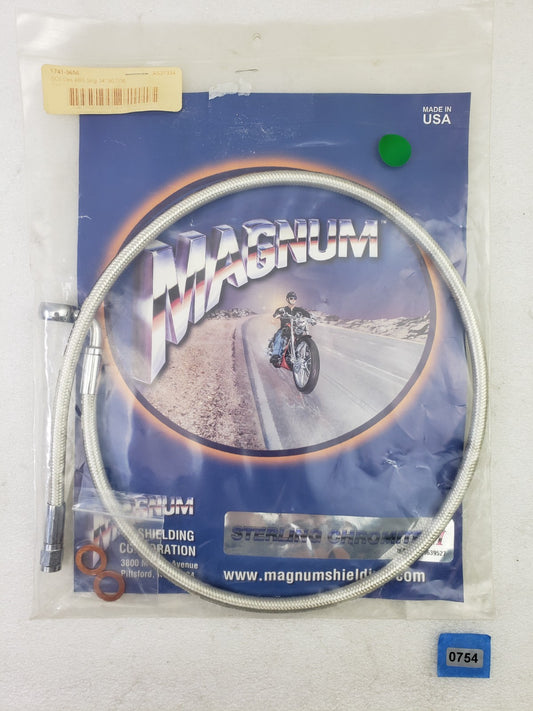 Magnum AS37334 Designer Series ABS-Specific Front Upper Brake Line Kit 34"0