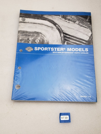 Genuine OEM Harley-Davidson 99451-15 Parts Catalog for 2015 Sportster Models0