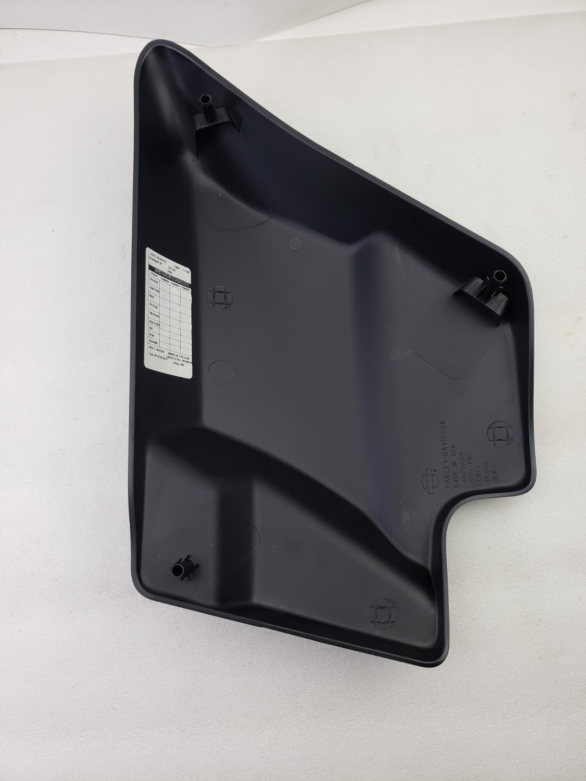Harley-Davidson 57200071BYM LH Side Cover Black Denim for 09-Up Touring Models8