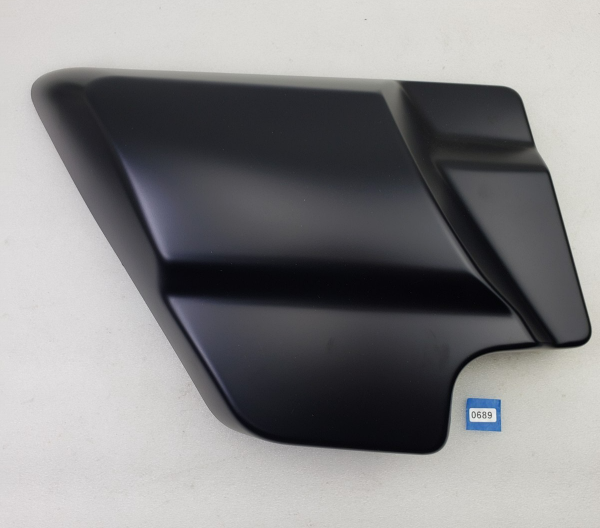 Harley-Davidson 57200071BYM LH Side Cover Black Denim for 09-Up Touring Models0