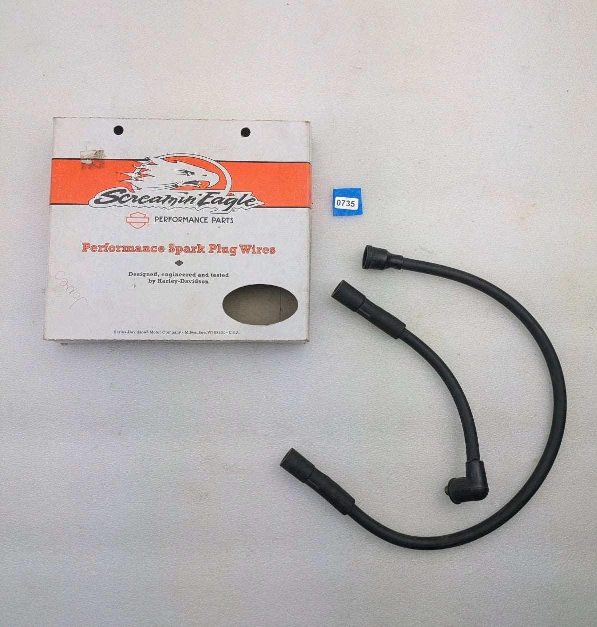 Softail 2000-2017 Harley-Davidson 10MM BLACK PHAT SPARK PLUG WIRES 32358-000